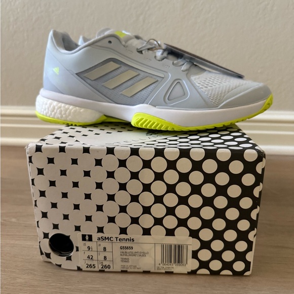 Adidas Stella McCartney Barricade Boost Tennis court shoe size 9 1/2 US. NWT. - Picture 3 of 7